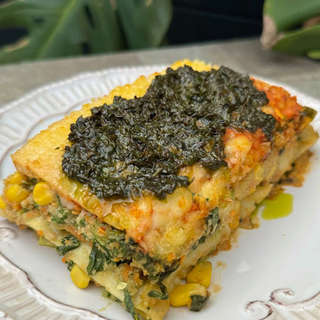 Producto Lasaña mas agregado de Pesto