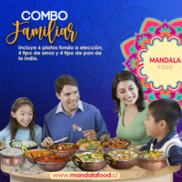 Producto Combo familiar con 4un samosa