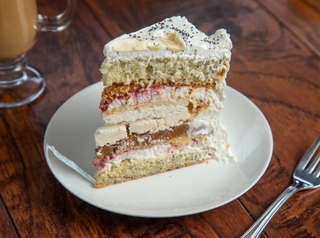 Producto Torta amapola manjar y frambuesa