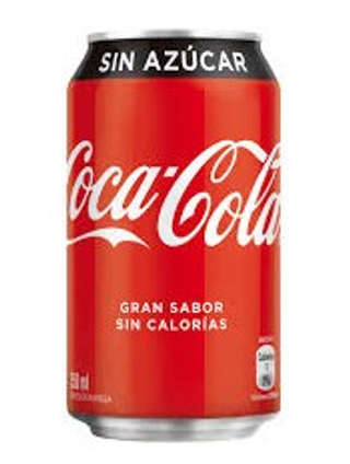 Producto Coca-Cola sin azúcar
