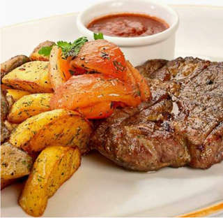 Producto Lomo grille más agregado y salsa