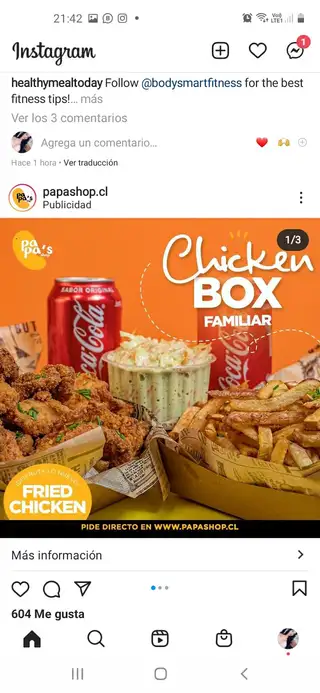 Producto Frasco Chico