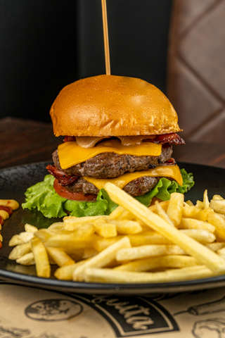 Producto Hamburguesa americana doble