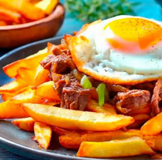 Producto Chorrillana a lo pobre Individual