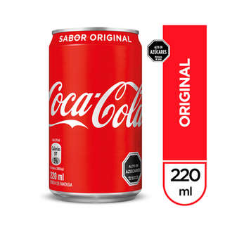 Producto Gaseosas Coca Cola Original Lata 220 ml