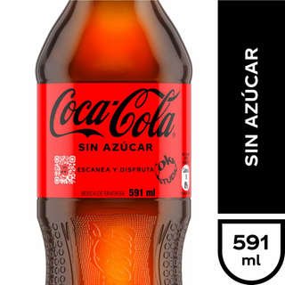Producto Gaseosas Coca Cola Zero Botella 591 ml