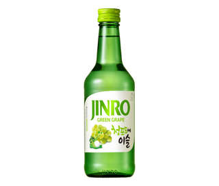 Producto Soju Jinro Chamisul Uva Verde Botella 360 ml