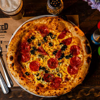 Producto Pizza Pepperoni Aceitunas
