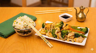 Producto Chapsui de Pollo con Arroz Chaufán